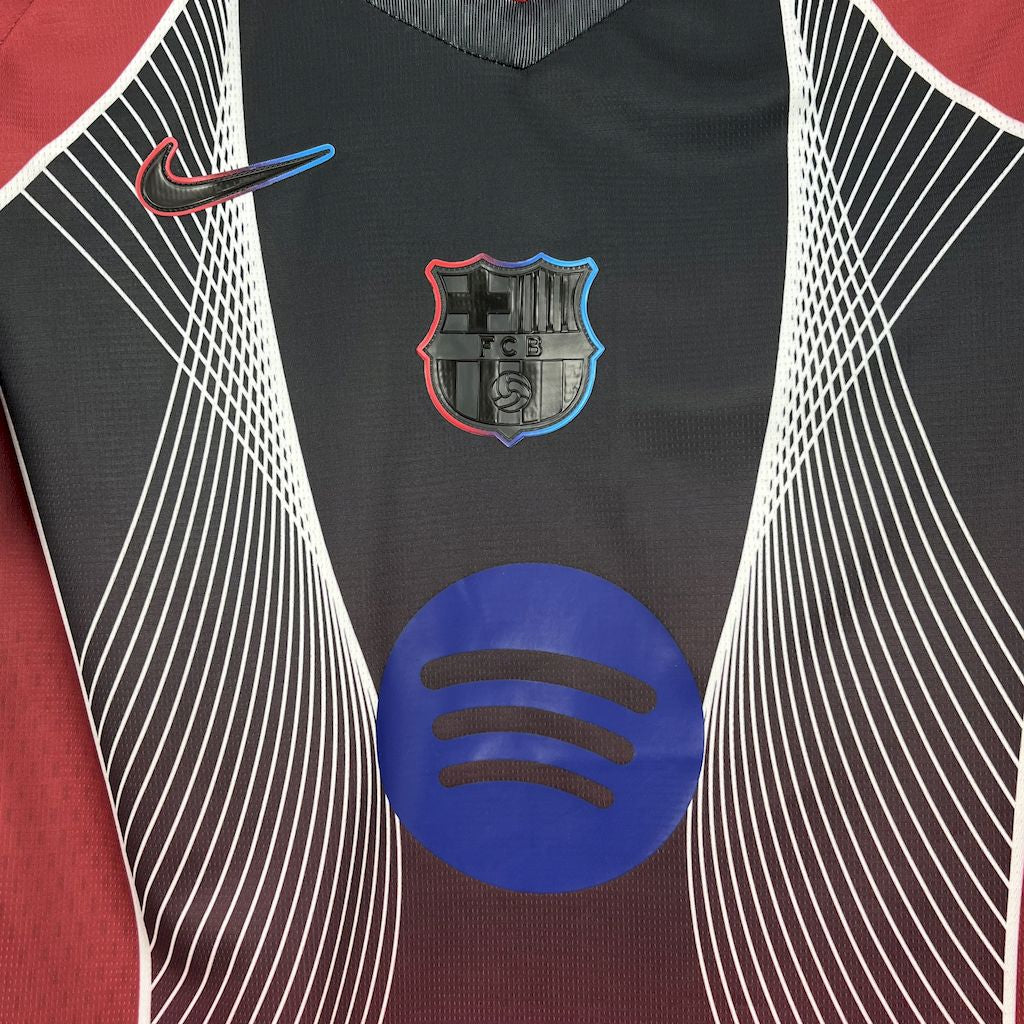 Camiseta especial negra y roja del FC Barcelona 2025/26