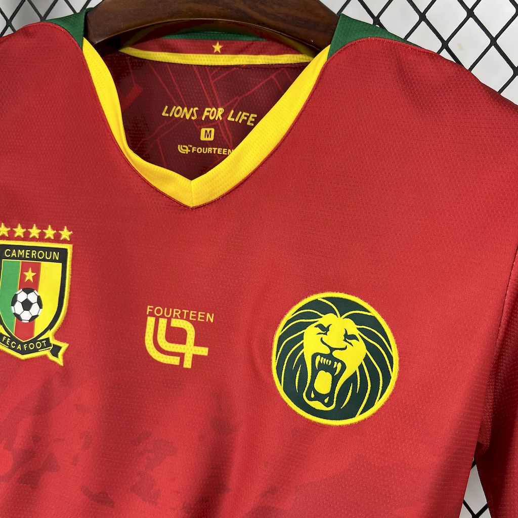 Camiseta de visitante de Camerún para la Copa Africana de Naciones 2025