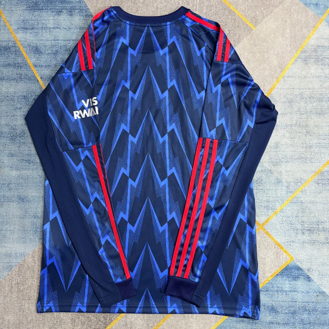 Camiseta de manga larga del Arsenal para visitante, temporada 25/26