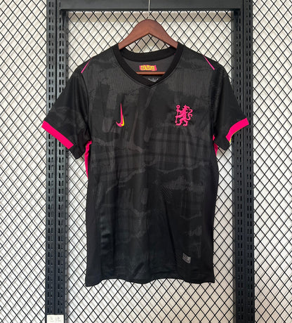Camiseta negra del Chelsea 24/25