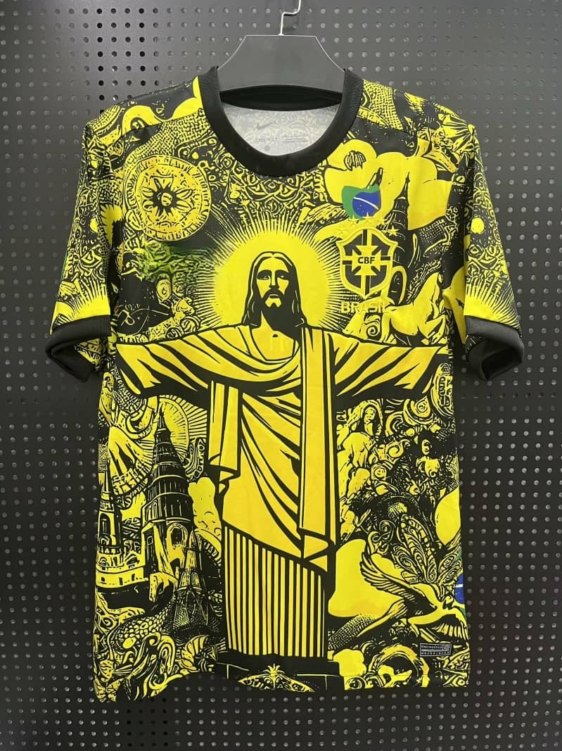 Camiseta amarilla especial de Brasil 24/25