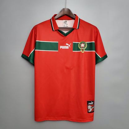 Camiseta retro de visitante de Marruecos 1998