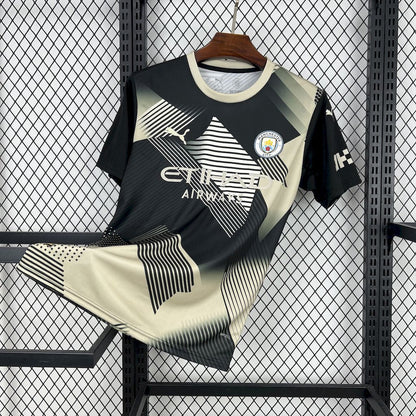 Diseño conceptual de la camiseta del Manchester City para la temporada 2025/26