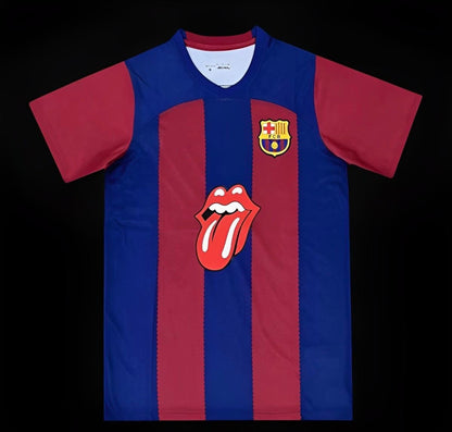 Camiseta de edición especial de los Rolling Stones del FC Barcelona 2023-2024