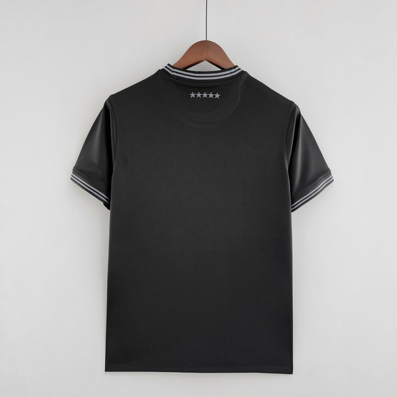 Camiseta negra completa de Brasil 2022