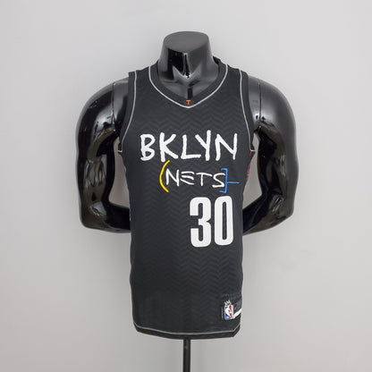 Camiseta de baloncesto de los Brooklyn Nets de Curry número 30 de la NBA
