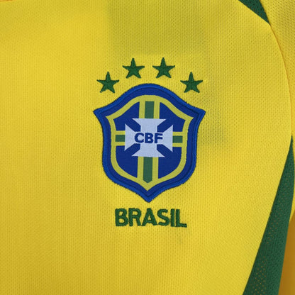Camiseta retro de local de Brasil 2002