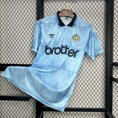 Camiseta retro del Manchester City de 1989