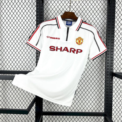 Camiseta retro de visitante del Manchester United 1998/99
