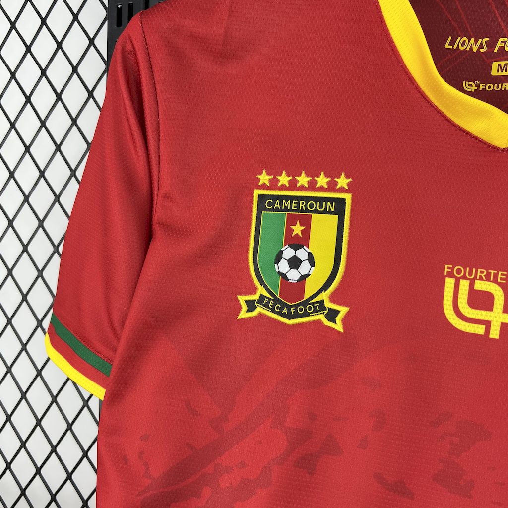 Camiseta de visitante de Camerún para la Copa Africana de Naciones 2025