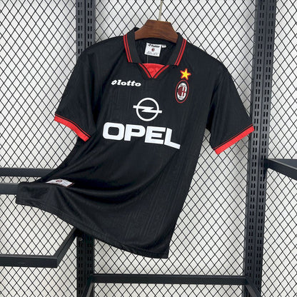 Camiseta retro de la tercera equipación del AC Milan 1997/98