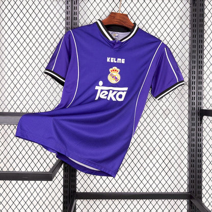 Camiseta retro de visitante del Real Madrid 1997/98