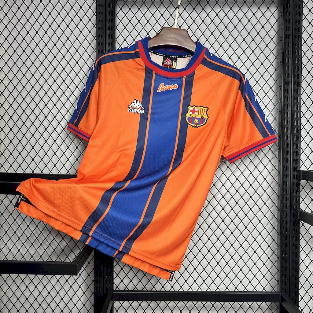 Camiseta retro del FC Barcelona segunda equipación 1997/98