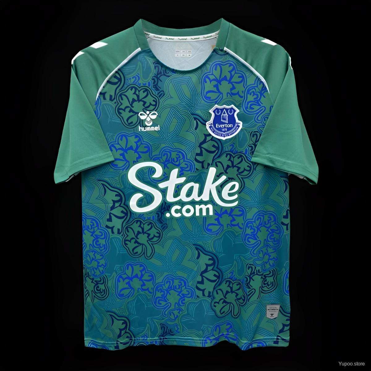 Camiseta verde edición especial Hummel del Everton 24/25