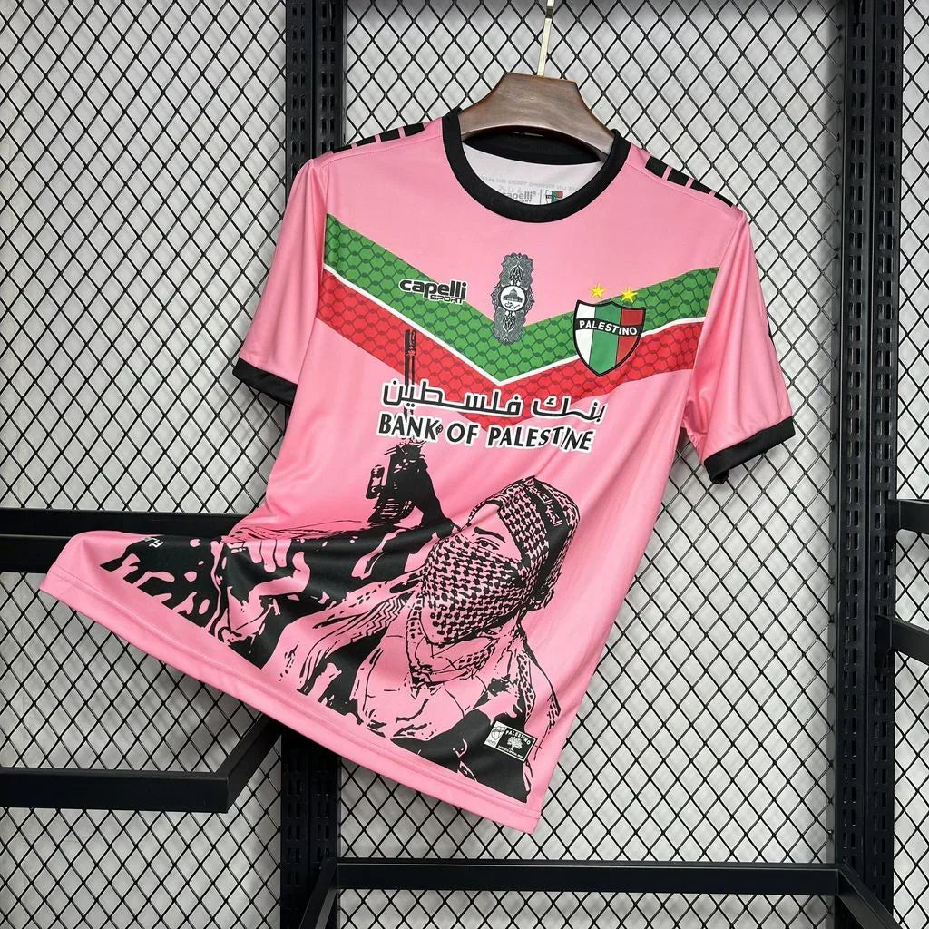 Camiseta CD Palestino Rosa 24/25